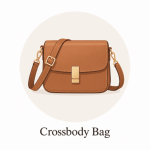 Caramel Brown Crossbody Bag Caramel Brown Crossbody Bag