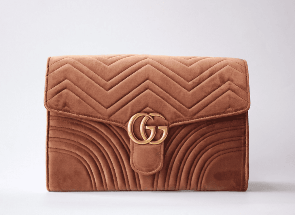 Soft suede shoulder bag with a velvety surface and relaxed silhouette