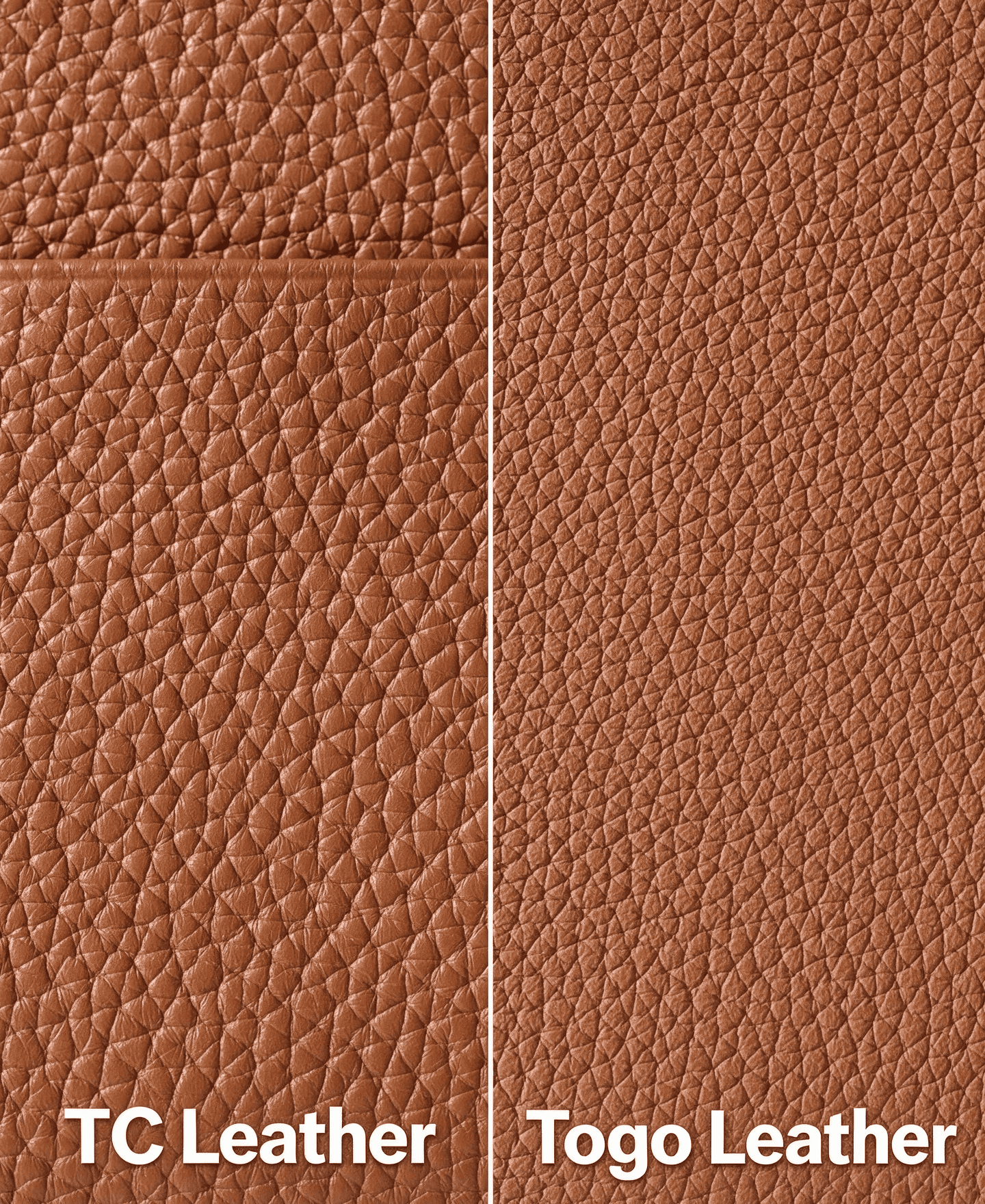 Togo vs TC Leather: Grain, Feel & Durability Comparison