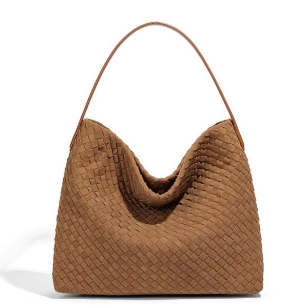 Brown Large Capacity Matte Tote Bag Brown Large Capacity Matte Tote Bag