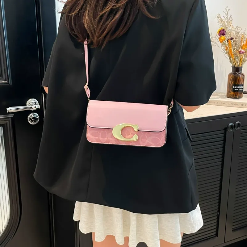 women pink bag