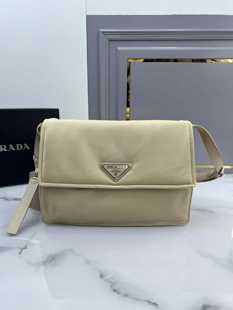 Lightweight nylon crossbody bag with practical pockets and an adjustable strap